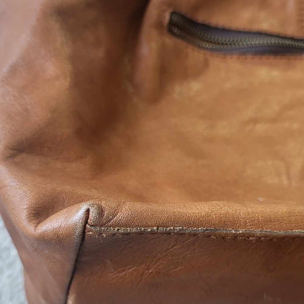 Patrica Nash Brown Leather Handbag With Top Handle or Shoulder Strap - Picture 9 of 16